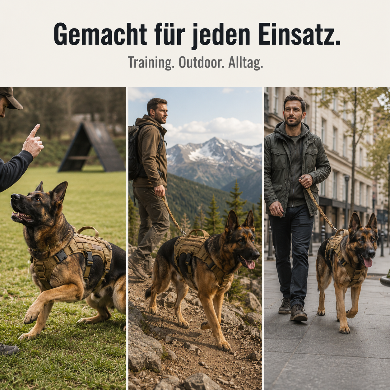TacPaw – Taktisches Hundegeschirr für aktive Hunde