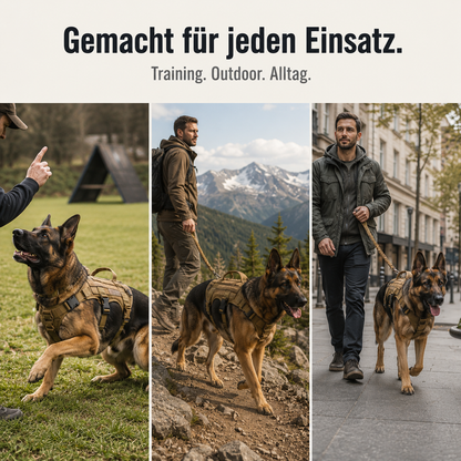 TacPaw – Taktisches Hundegeschirr für aktive Hunde