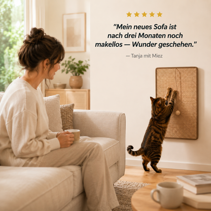 ScratchPaw – Sisal-Kratzmatte für die Wand