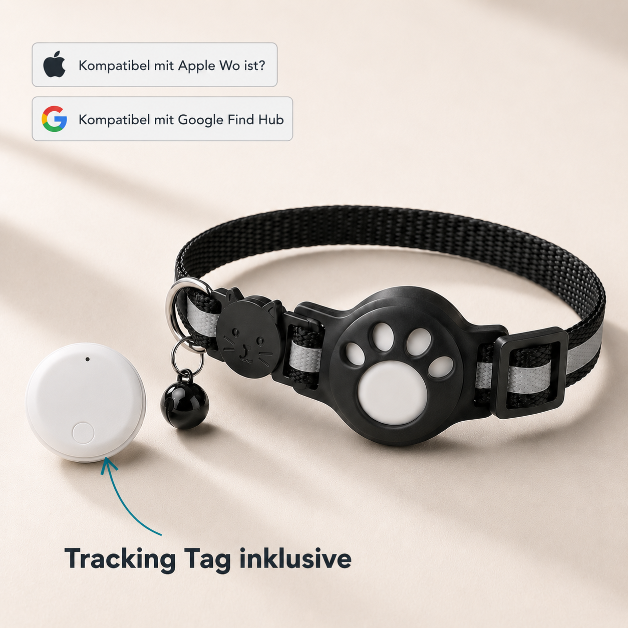 FindPaw – Smart Tracker Collar for Cats & Small Dogs