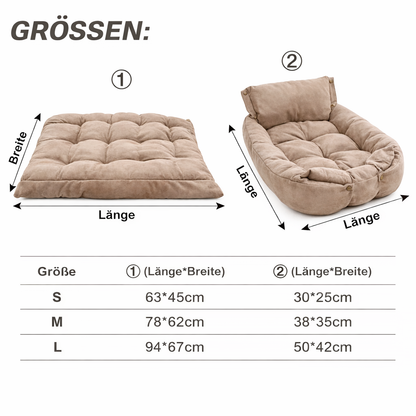 NestPaw – Kuscheliges 3-in-1 Schlafbett für Hunde & Katzen