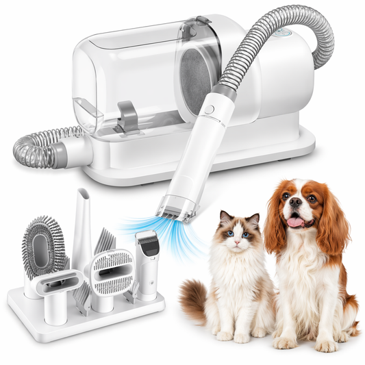 GroomPaw – Pflege-Staubsauger-Set für Hunde & Katzen