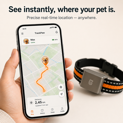 TrackPaw – GPS Tracker for Dogs & Cats